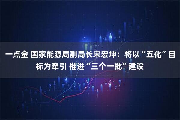 一点金 国家能源局副局长宋宏坤：将以“五化”目标为牵引 推进“三个一批”建设